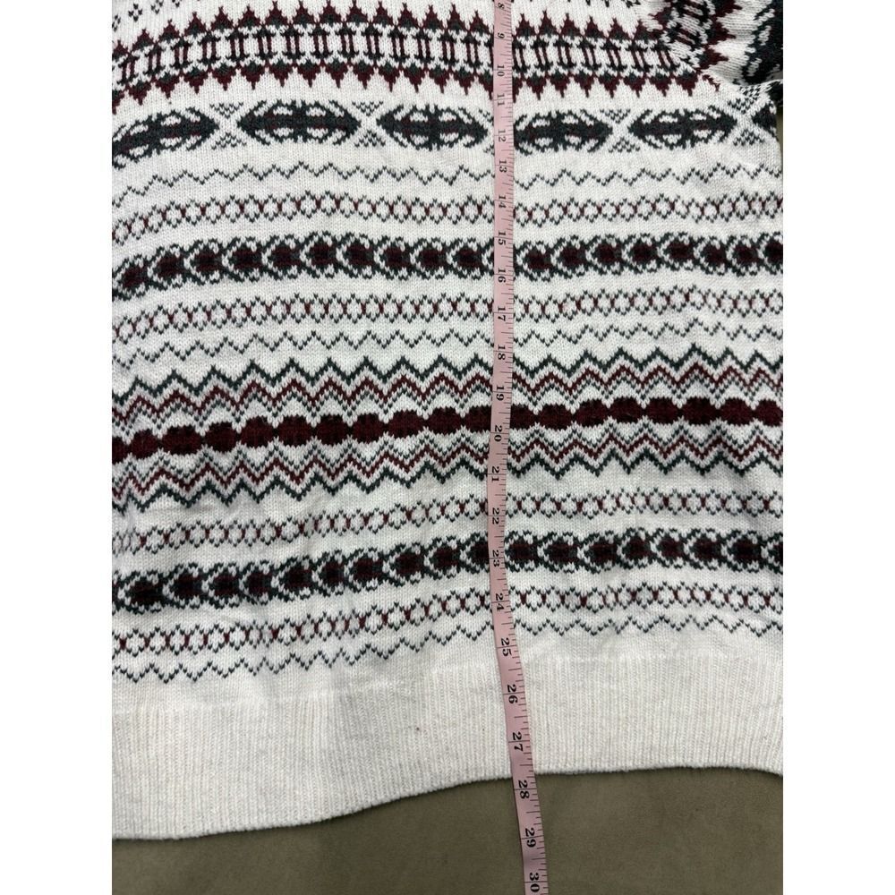Croft & Barrow Fair Isle Crew Neck Heavy Knit Sweater. Multicolor. Men's. Sz L - Picture 10 of 12